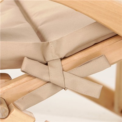 Подушка на шезлонг «Этель», 55×190+2 см, оксфорд с ВМГО, бежевая