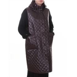 A-801 DK. VIOLET Жилет утепленный женский (50 гр. синтепон)