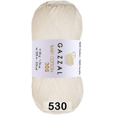 Пряжа Gazzal Baby Cotton 205