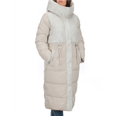 THD-608YC BEIGE Пальто зимнее женское (био-пух)