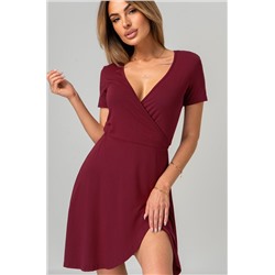 Женское домашнее платье на запах из вискозы Happyfox