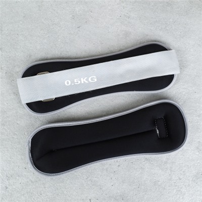 Утяжелители для рук и ног Woohooo FitLimbs II / W0.5-0.5BL / набор 2 шт / 1 кг 05 х 0,5 / наполнитель песок / черный/уп 25/