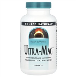 Source Naturals, Ultra-Mag, 120 таблеток