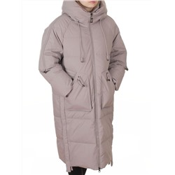 6615 BEIGE Пальто зимнее женское (200 гр. холлофайбер)