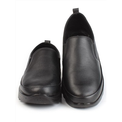 03-5305 BLACK Полуботинки женские (натуральная кожа)