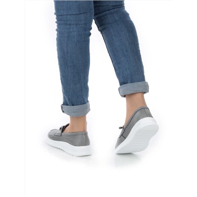 03-ZL-8861 DK. GRAY Полуботинки женские (натуральная кожа)