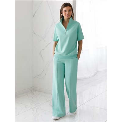 Джемпер из тонкого премиального футера с эластаном