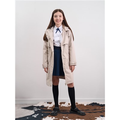 Плащ детский SCHOOL бежевый