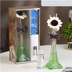 Набор подарочный «Париж» (диффузор и свечи) жасмин, «Богатство Аромата» 8 марта