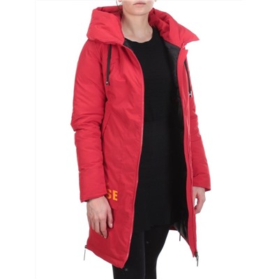 20-137 RED Пальто женское зимнее PlOOEPLOO (200 гр. холлофайбера)