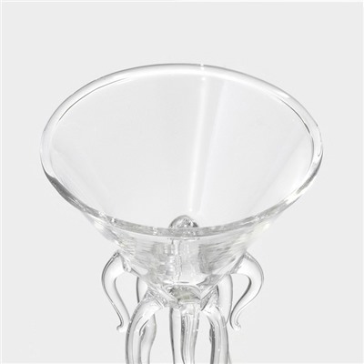 Бокал для мартини Magistro «Медуза», 130 мл, 9×12.5 см, стекло, прозрачный