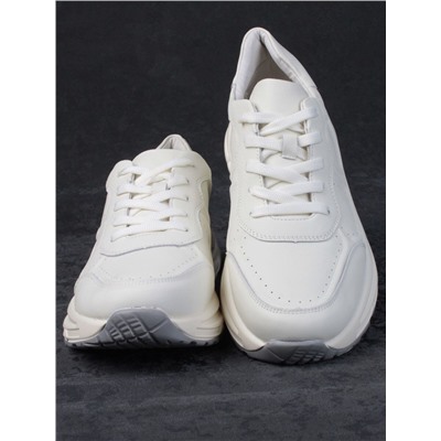 05-PDL215-3 LT. BEIGE Кроссовки женские (натуральная кожа)