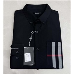 010J Мужская рубашка JenTa черный