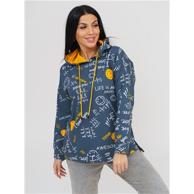 884 Туника "оранжевые смайлики"