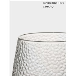 Кружка Magistro «Сара», 380 мл, 9×12.5 см, боросиликатное стекло, прозрачная