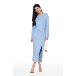 Джемпер, юбка KaVaRi 8058.3 голубой