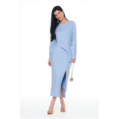 Джемпер, юбка KaVaRi 8058.3 голубой