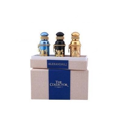 ALEXANDRE J THE COLLECTOR set BLACK MUSCS + GOLDEN OUD + ZAFEER OUD VANILLE edp 3*8ml
