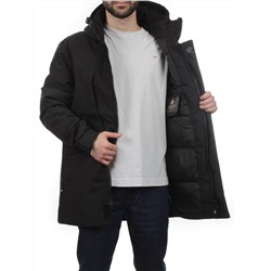2182 BLACK Куртка мужская зимняя облегченная (130 гр. холлофайбер)