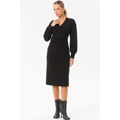 Платье чёрное из футера