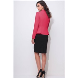 LeNata 31363 малиновый, Юбка,  Жакет,  Топ