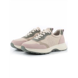 03-YC527-1 BEIGE Кроссовки женские (натуральная кожа)