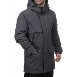 8891 DK. GRAY Куртка мужская зимняя облегченная (130 гр. холлофайбер)