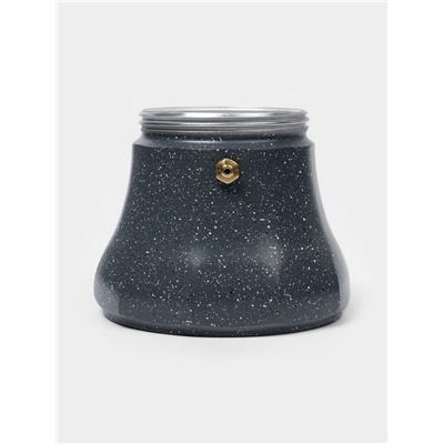 Кофеварка гейзерная Magistro «Мрамор», 300 мл, на 6 чашек, нержавеющая сталь, чёрная