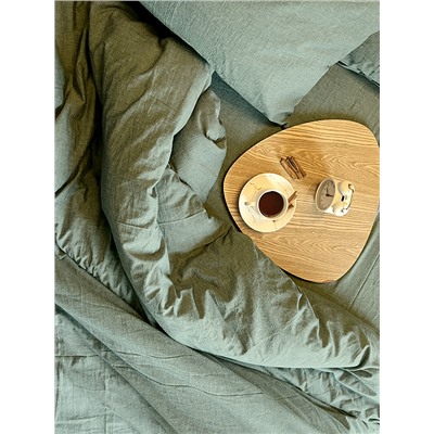 Постельное белье из вареного хлопка ХВ-003 хвойный меланж