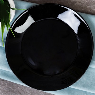 Тарелка плоская 190 мм Черная Евро Дэй десертная BNNP75T (BLACK) (уп72)