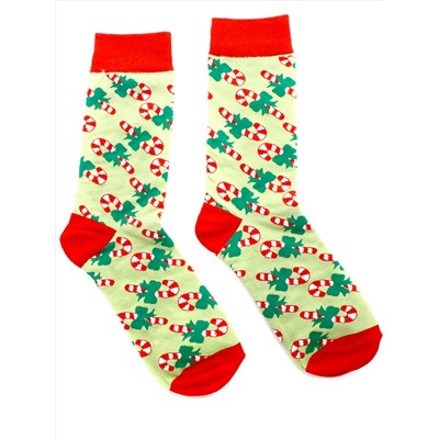 Носки НГ р.35-40 "New Year Gifts" Леденцы