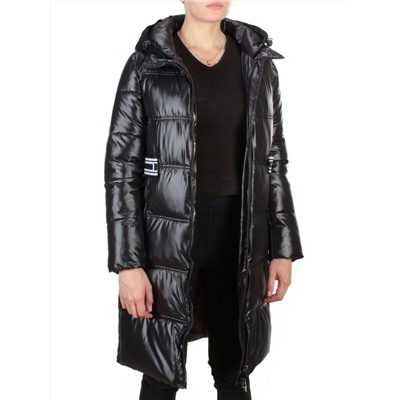 2193 BLACK Куртка зимняя женская AIKESDFRS (200 гр. холлофайбера)