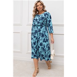 Лёгкое платье с поясом Полина №10