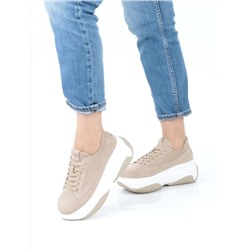 05-A9000-3 DK. BEIGE Кроссовки женские (натуральная замша)