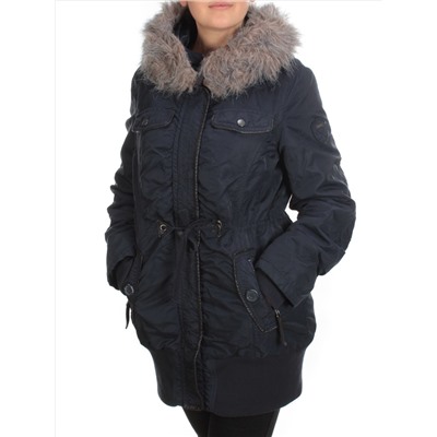 B-23 DARK BLUE Куртка зимняя женская NO NAME (100 гр. холлофайбер)
