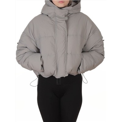 9518 GRAY Куртка пуховая зимняя женская (пух)