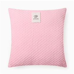 Подушка декоративная «Этель. Квадрат», 40×40 см, розовая