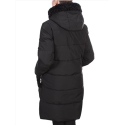 2197-2 BLACK Пальто зимнее женское OLAYEETE (200 гр. холлофайбера)