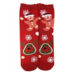 Носки НГ р.35-40 "New Year's magic" Пряник и Олень