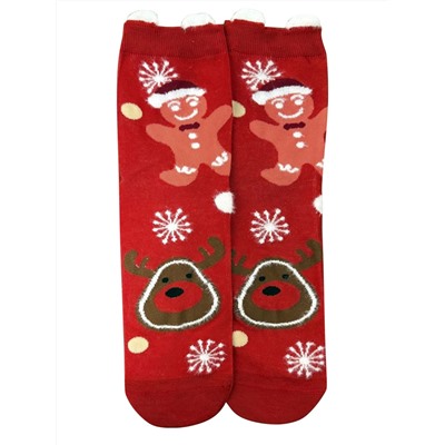 Носки НГ р.35-40 "New Year's magic" Пряник и Олень