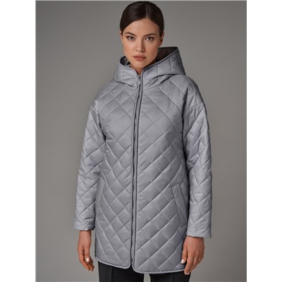 Плащ женский серый