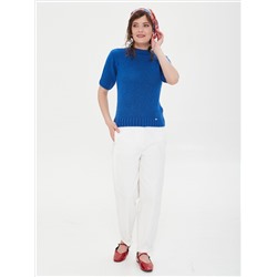 Джемпер вязаный с короткими рукавами