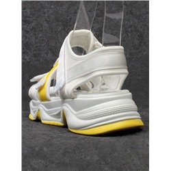 08-PED76-4 WHITE Босоножки (текстиль, стелька натуральная кожа)