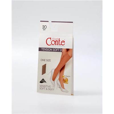 CONTE TENSION SOFT 20 (1 пара) Гольфы женские