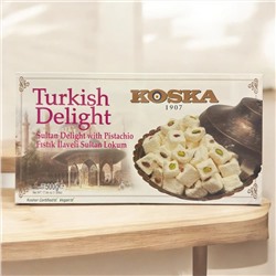 Султан-лукум с фисташками в кокосовой стружке, Koska, 500 г