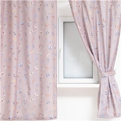 Комплект штор для кухни с подхватами Этель "Butterflies" 145х180 см - 2 шт, 100% п/э