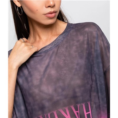 Футболка #КТ106 (10), графит,розовый