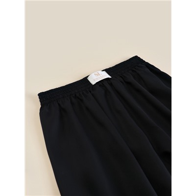 Пижама женская (рубашка, брюки) SL HOME Tensel Home, чёрная