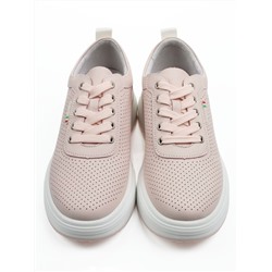 03-YH324-4 PINK Полуботинки летние женские (натуральная кожа)