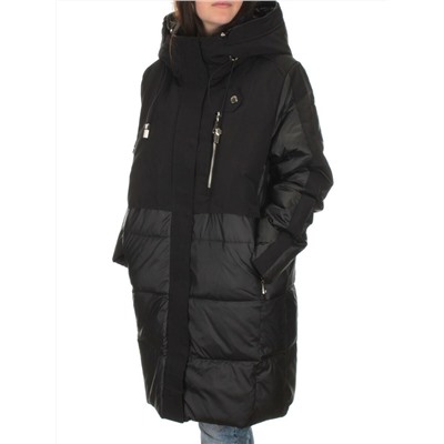 C223 BLACK Куртка зимняя женская (200 гр. холлофайбера)